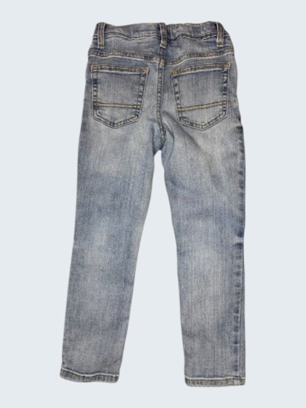 Skinny Jeans Light Wash Distressed Stretch Denim Boys Size 6 - Picture 2 of 2
